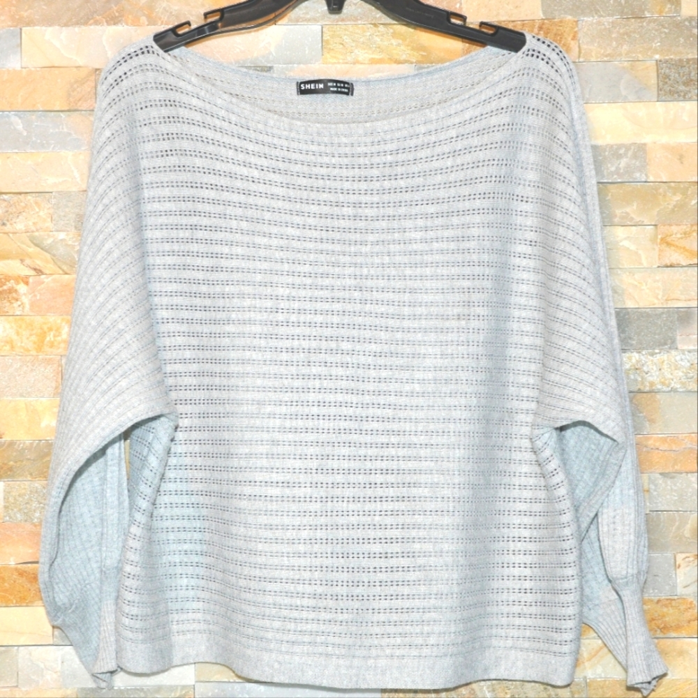 M/M Shein Gray knit sweater